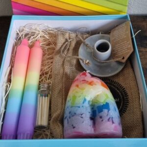 Regenboogkerstpakket groot